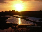 Coucher de soleil sur le Marais du Martray