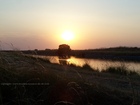 Coucher de soleil sur le Marais du Martray