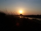 Coucher de soleil sur le Marais du Martray