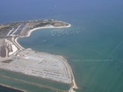 La Plage du Grouin à Loix (Vue d'hélicoptère)